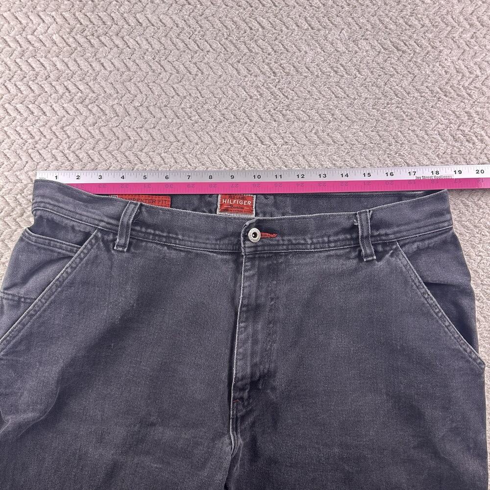 Vintage Tommy Hilfiger‎ Jeans Mens 36x32 Carpenter Baggy Wide Skater Y2K 90s - Picture 3 of 16